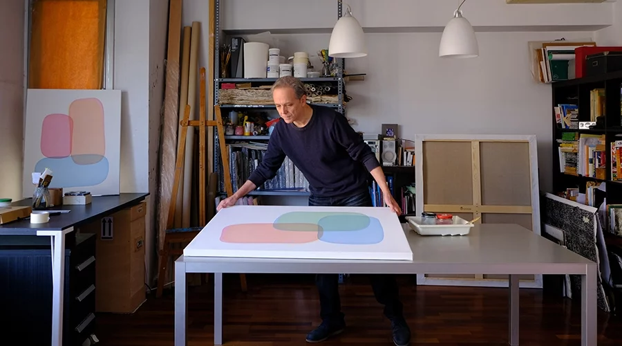 Camil Giralt in the studio