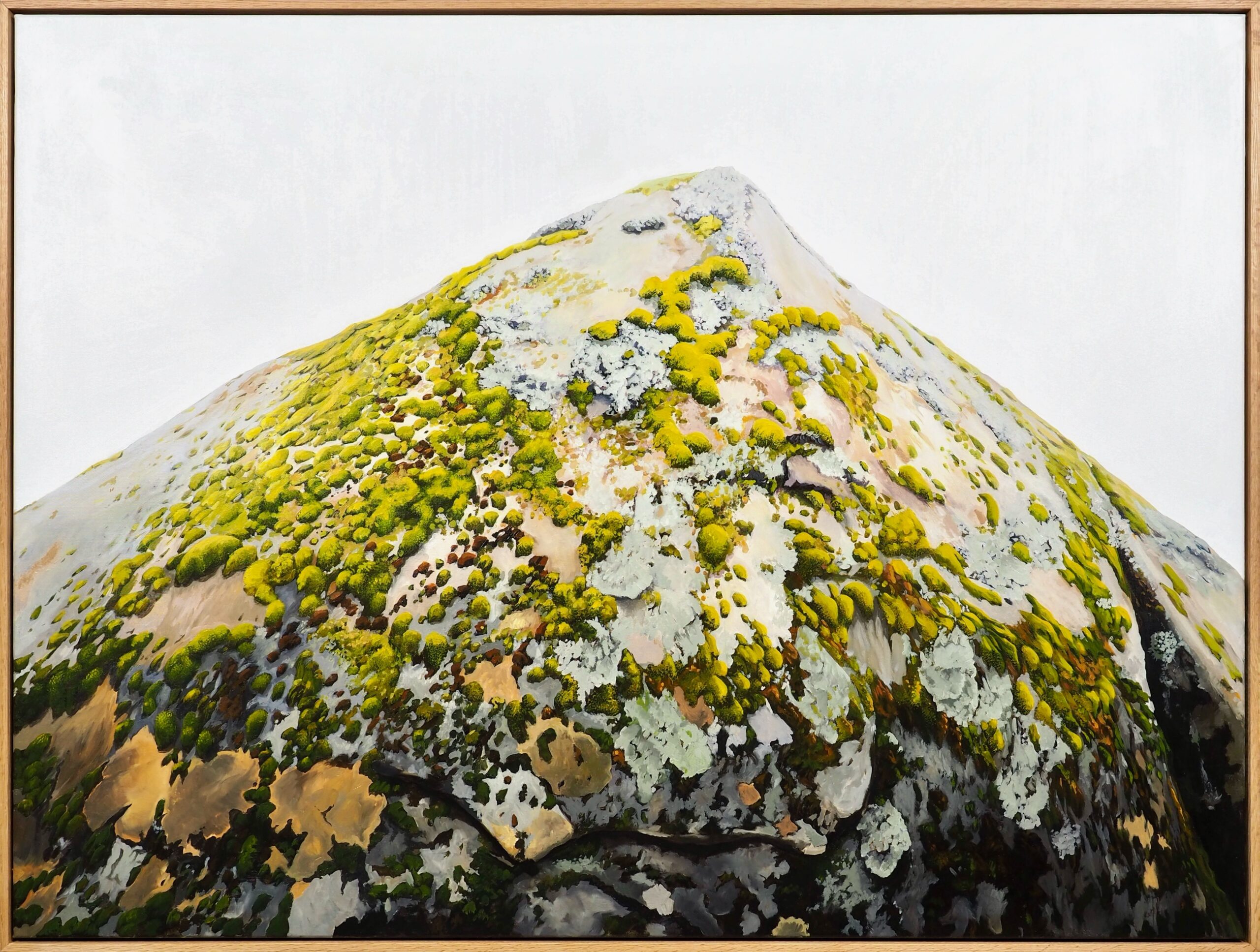 Oil painting of mountain 