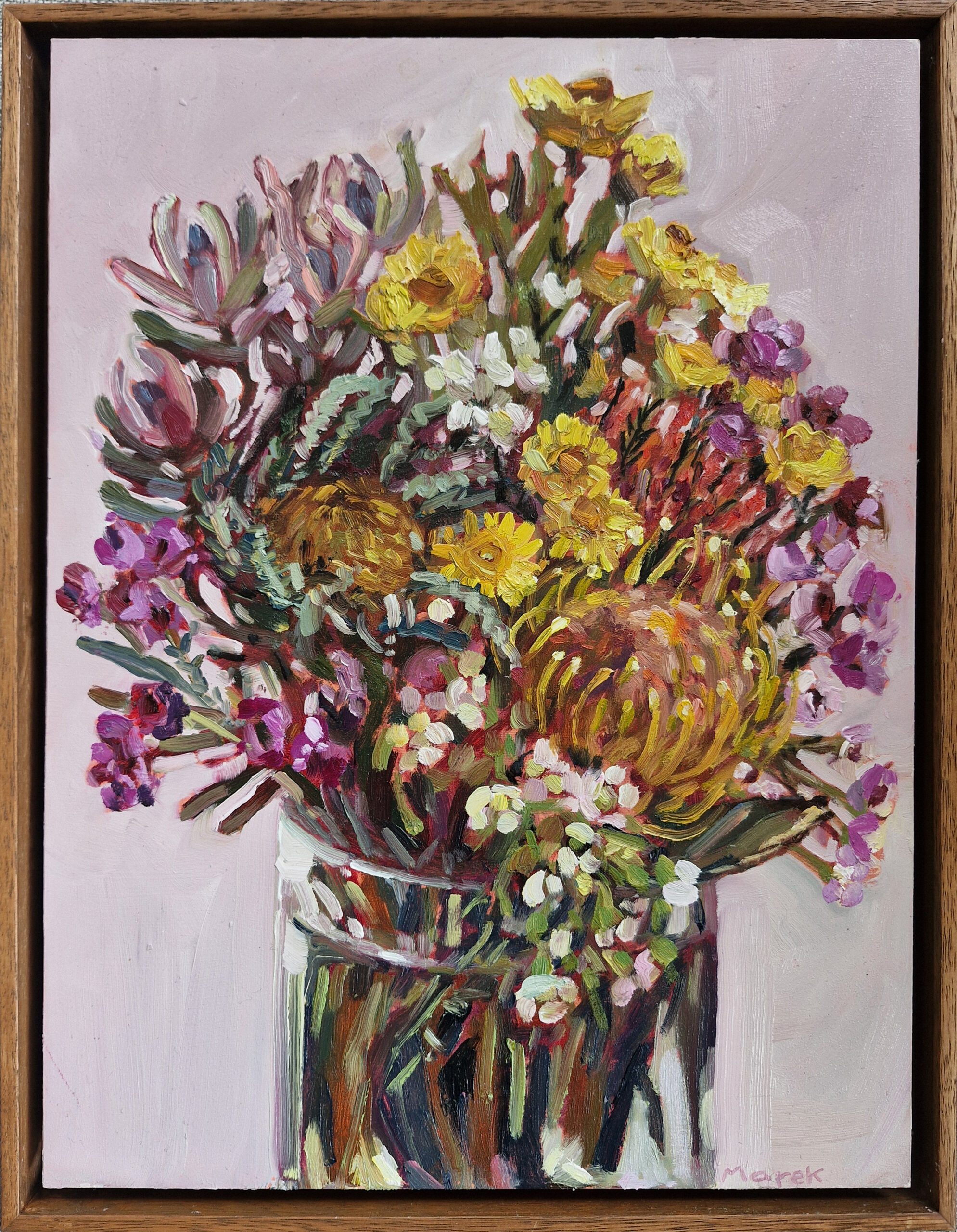 artwork of bouquet of flowers 
