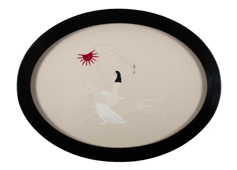 Pajarito, "Astra", 87.5x63.5cm, Wolf and Nomad