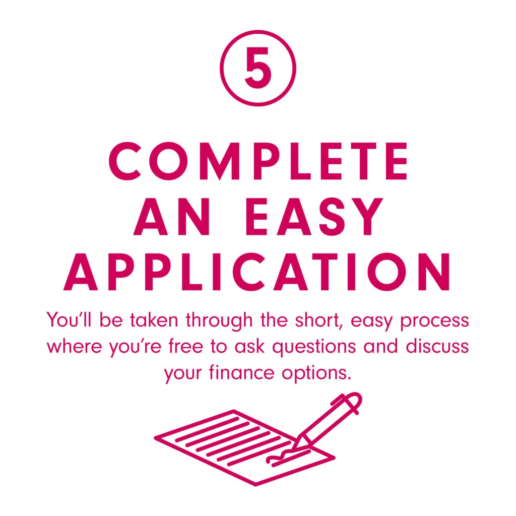 Complete an easy application